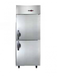 S/S CHILLER ½ FREEZER ½ 2 DOOR CABINET
