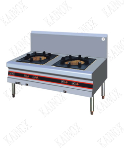 DOUBLE GAS STOCK POT STOVE W/ BURNER