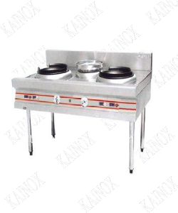 KWALLY RANGE 2 BURNER+1 POT, BLOWER