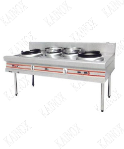 KWALLY RANGE 2 BURNER+2 POT, BLOWER