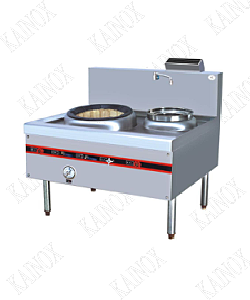 KWALLY RANGE 1 BURNER+1 POT, BLOWER