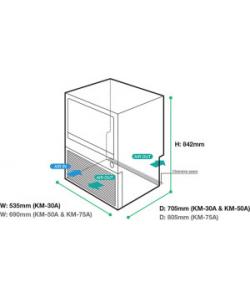 CRESENT ICE MAKER (SELF CONTAINER)