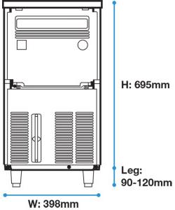 CUBE ICE MAKER (SELF CONTAINER)