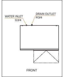 FLAKED ICE MAKER (SELF CONTAINER)