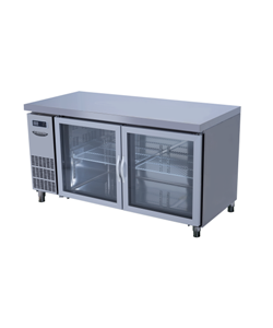 STAINLESS STEEL CHILLER COUNTER 2 DOOR