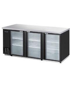 BACK BAR  CHILLER 3 GLASS DOOR