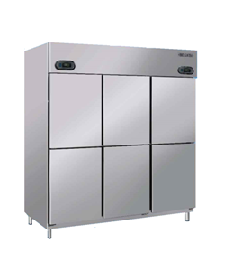 DUAL UPRIGHT CHILLER/FREEZER 6 DOOR
