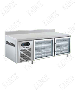 CHILLER COUNTER 2 GLASS DOOR
