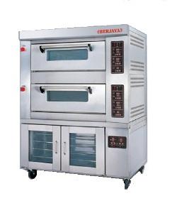 2 DECK GAS BAKING OVEN WITH PROOFER